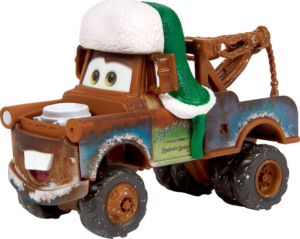 Mattel Disney and Pixar Cars - Paquete de 5 con temática invernal