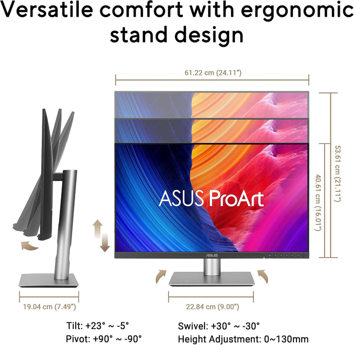 Monitor profesional ASUS ProArt PA278QGV 27 pulgadas 1440p QHD | Ca...