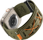 Bandletic Correa táctica ancha de nailon compatible con Apple Watch