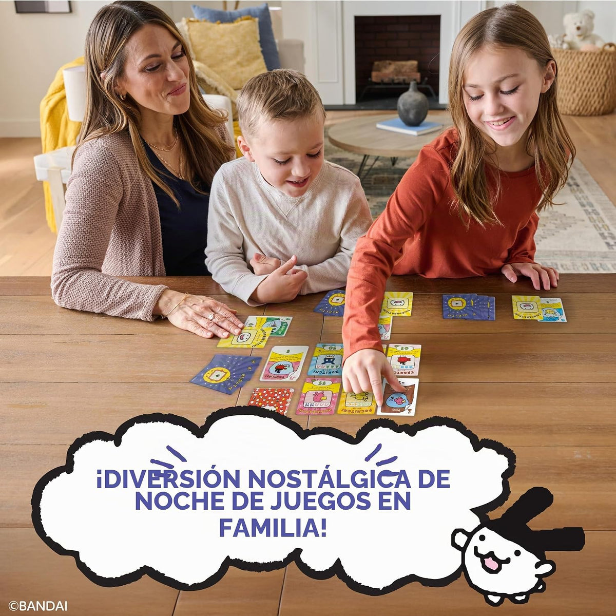 Juego de cartas Tamagotchi para niños y familias de 8 años en adelante, juego de estrategia y colección de sets de 2 a 4 jugadores, evoluciona tu tamagotchi, noche de juegos de cartas familiares
