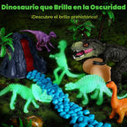FRUSE Kit de Arena Sensorial de Dinosaurios, Arena para Cubeta Sensorial, Juguetes de Dinosaurios para Niños