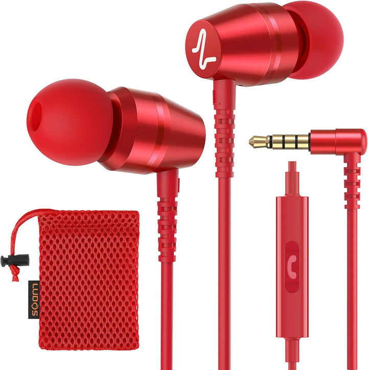 LUDOS OMNITONE Auriculares con cable in-ear, 5 años de garantía, au...