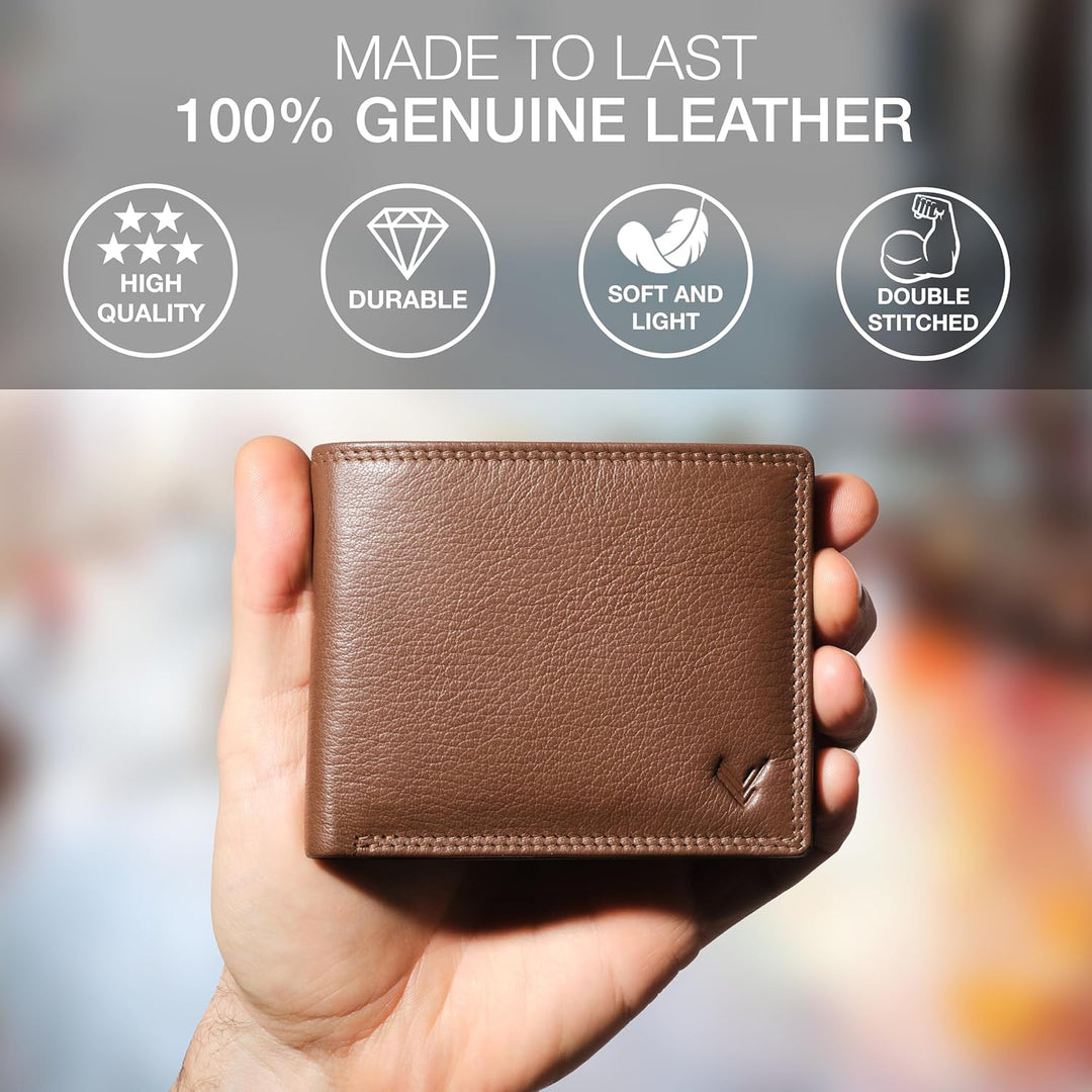 Lavalen Billeteras de cuero suave para hombres UK \u2013 Bloqueo RF...