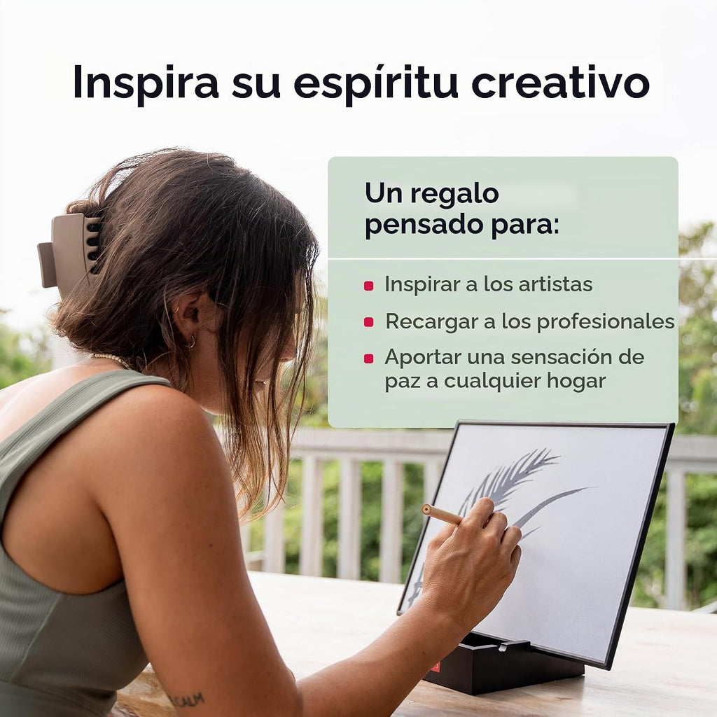 Buddha Board – La tabla original de pintura con agua para la atención plena y la creatividad – Regalo único para artistas, adultos y niños – Artículos de arte zen sin desorden
