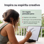 Buddha Board – La tabla original de pintura con agua para la atención plena y la creatividad – Regalo único para artistas, adultos y niños – Artículos de arte zen sin desorden