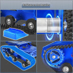 Kit de Chasis de Robot Tanque con Orugas Motor 12V para Arduino Raspberry Pi