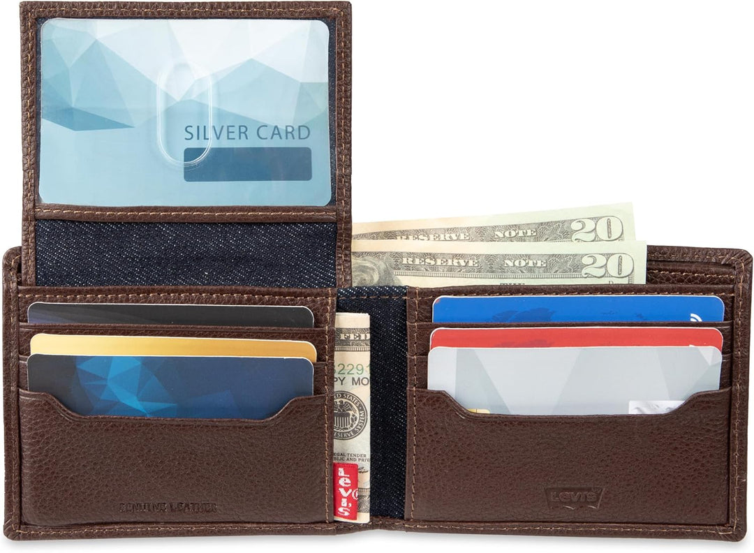 Levi's Men's Classic Bifold Wallet with Multiple Card Slots...