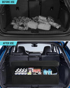 Organizador de maletero de coche para SUV y sedán, negro