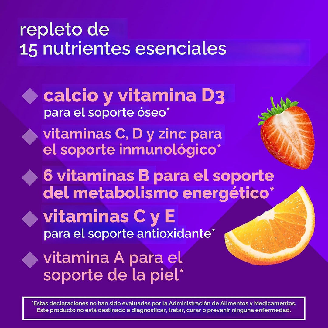 vitafusion GLP-1 Support Multivitamínico, mezcla de vitaminas y min...