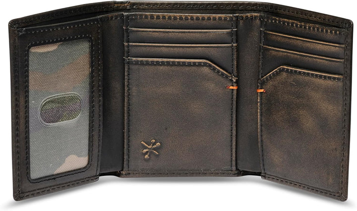 House of Jack Co. Cartera de triple pliegue | Cartera de cuero para...