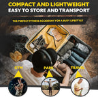 Tribe Lifting Bandas de resistencia para entrenar hombres y mujeres – Juego de 5 bandas de dominadas para entrenamiento de fuerza, bandas de ejercicio con asas, anclaje de puerta y opciones de barra