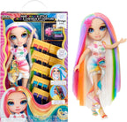 Tiza para cabello de Rainbow High y estilo Amaya - Muñeca arco iris de 27.9 cm. Tiza para cabello lavable, color, estilo, juego, enjuague y repetición. Gran regalo para niños de 4 a 12 años o más