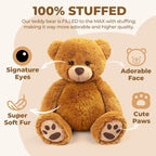 LotFancy - Oso de peluche de 20.0 pulgadas, oso de peluche suave, p...