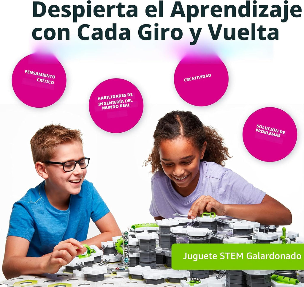 Ravensburger GraviTrax PRO - Juego de iniciación - Gravedad y mármol magnético - Juguete STEM acreditado por malla para niños - Construcción de cerebro, regalo educativo - Involucra el pensamiento crítico, resolución de problemas - a partir de 8 años