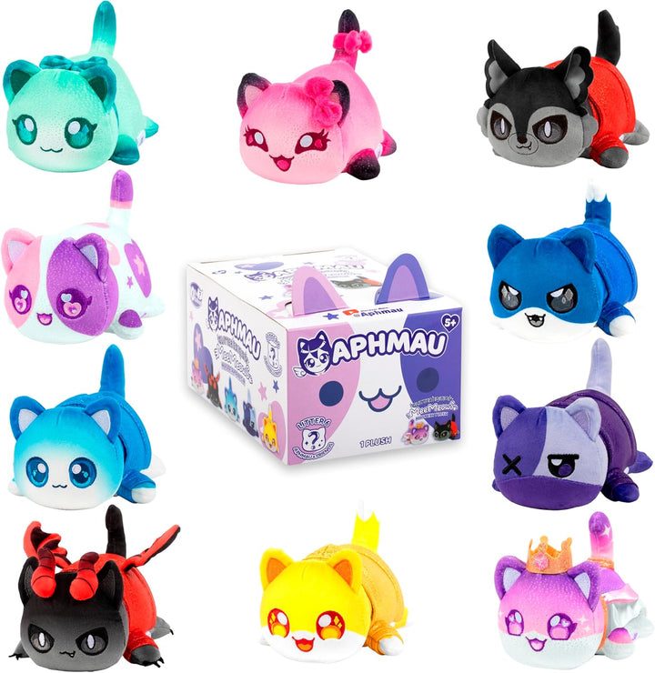 Aphmau Peluche misterioso MeeMeow de 6 pulgadas, serie 6; canal de...