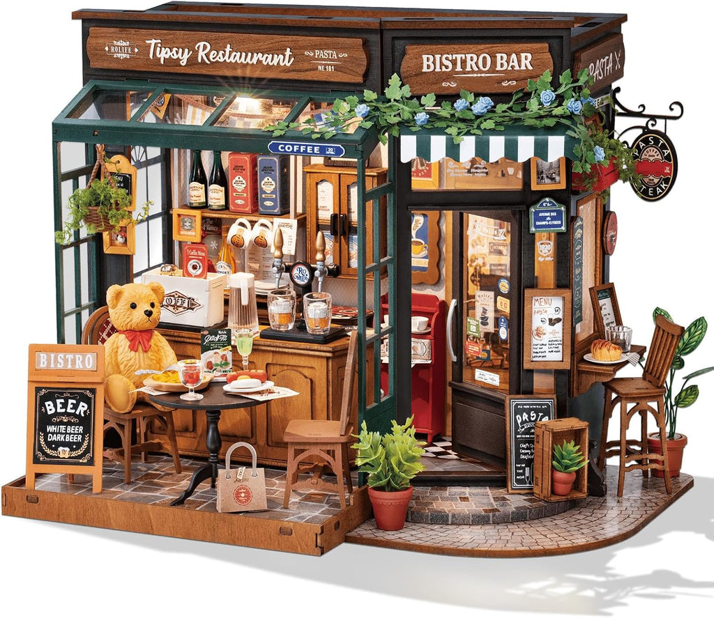 Rowood - Kits de manualidades en miniatura para casa de muñecas para