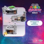 The Super Mario Galaxy Movie – Juego de castillo Bowser de 3 pisos de lujo de 12 pulgadas con figura de Bowser de 1.5 pulgadas, piano, árbol bonsái, pinturas activadas por calor y mucho más