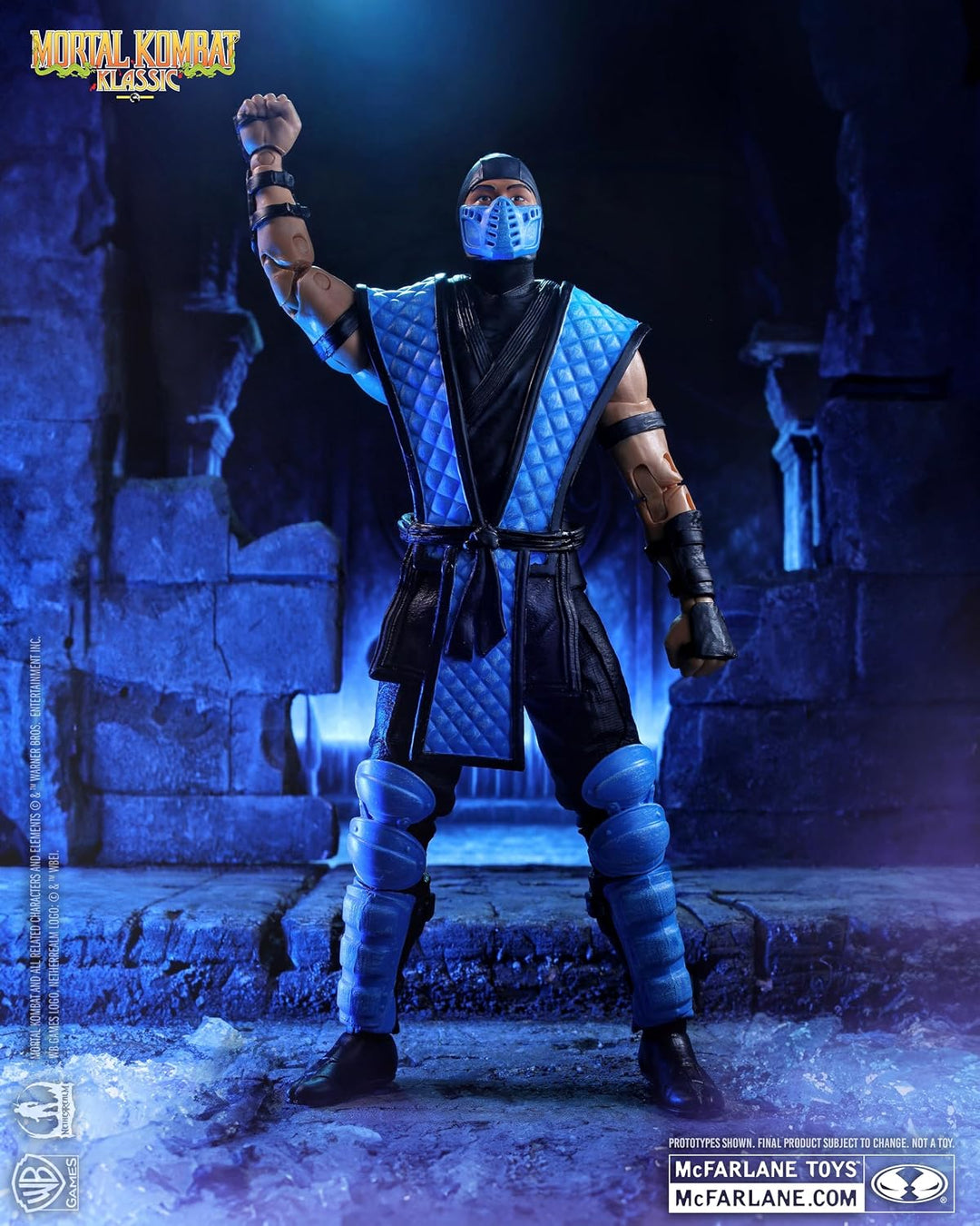 McFarlane Toys - Figura de acción Mortal Kombat Klassic Sub-Zero de...