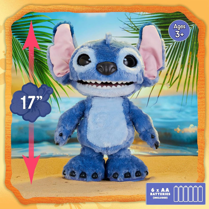 Disney Stitch Just Play Ultimate Interactive - Juguete de peluche i...