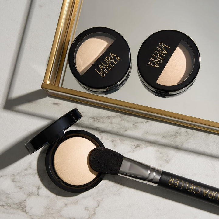 LAURA GELLER NEW YORK - Iluminador Baked Natural Glow de brillo nat...