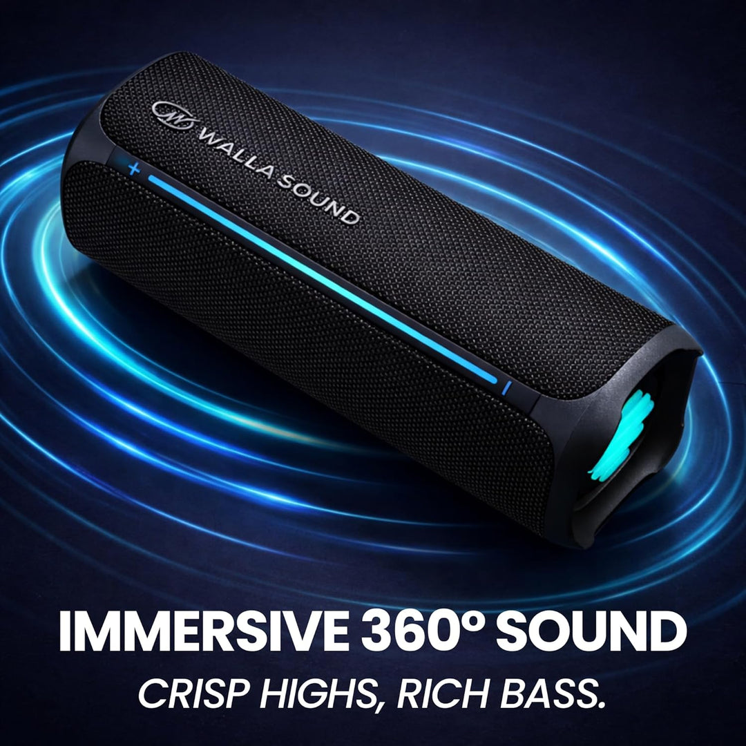 Walla Boom+ Altavoz Bluetooth portátil \u2013 Audio de alta potenci...