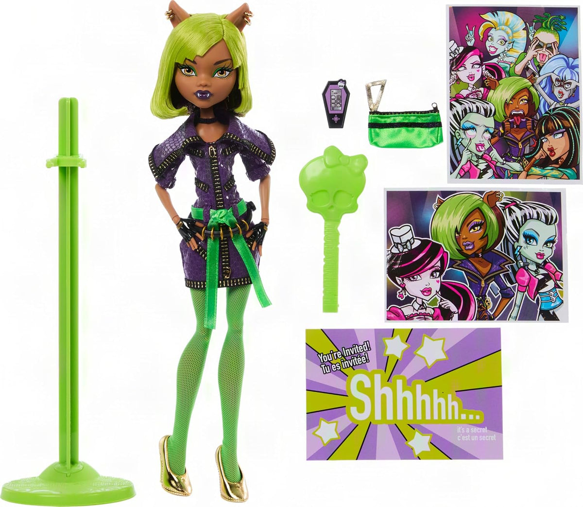 Monster High Muñeca de reproducción Dawn of the Dance Clawdeen Wolf