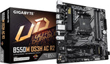GIGABYTE Placa base B550M DS3H AC R2 AMD AM4, Micro-ATX, DDR4, Dual...