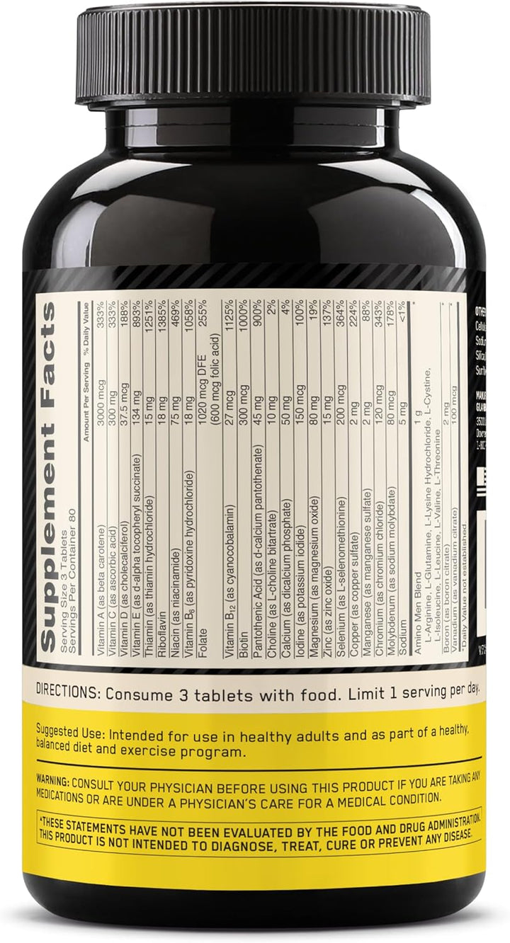 Optimum Nutrition Opti-Men - Multivitamínico diario para hombres, s...