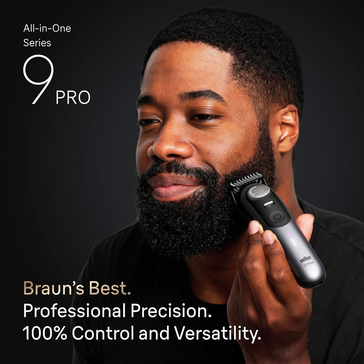 Braun Cortadora eléctrica de barba todo en uno Series 9 PRO para ho...