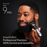 Braun Cortadora eléctrica de barba todo en uno Series 9 PRO para ho...