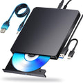 Dainty Reproductor de unidades Blu ray externas lectura compatible CD DVD Burner USB 3.0, Negro