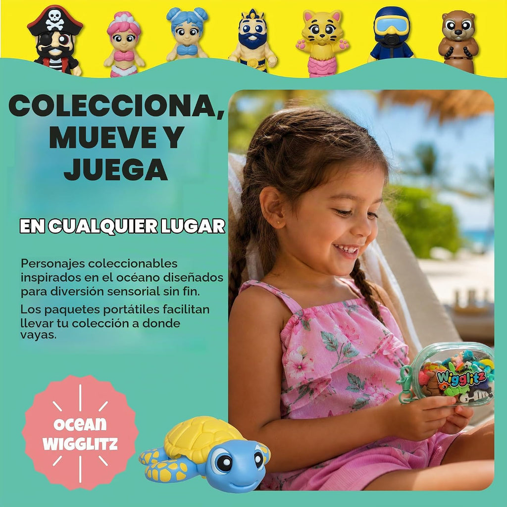 Ocean - Paquete de 25 juguetes coleccionables con bolsa
