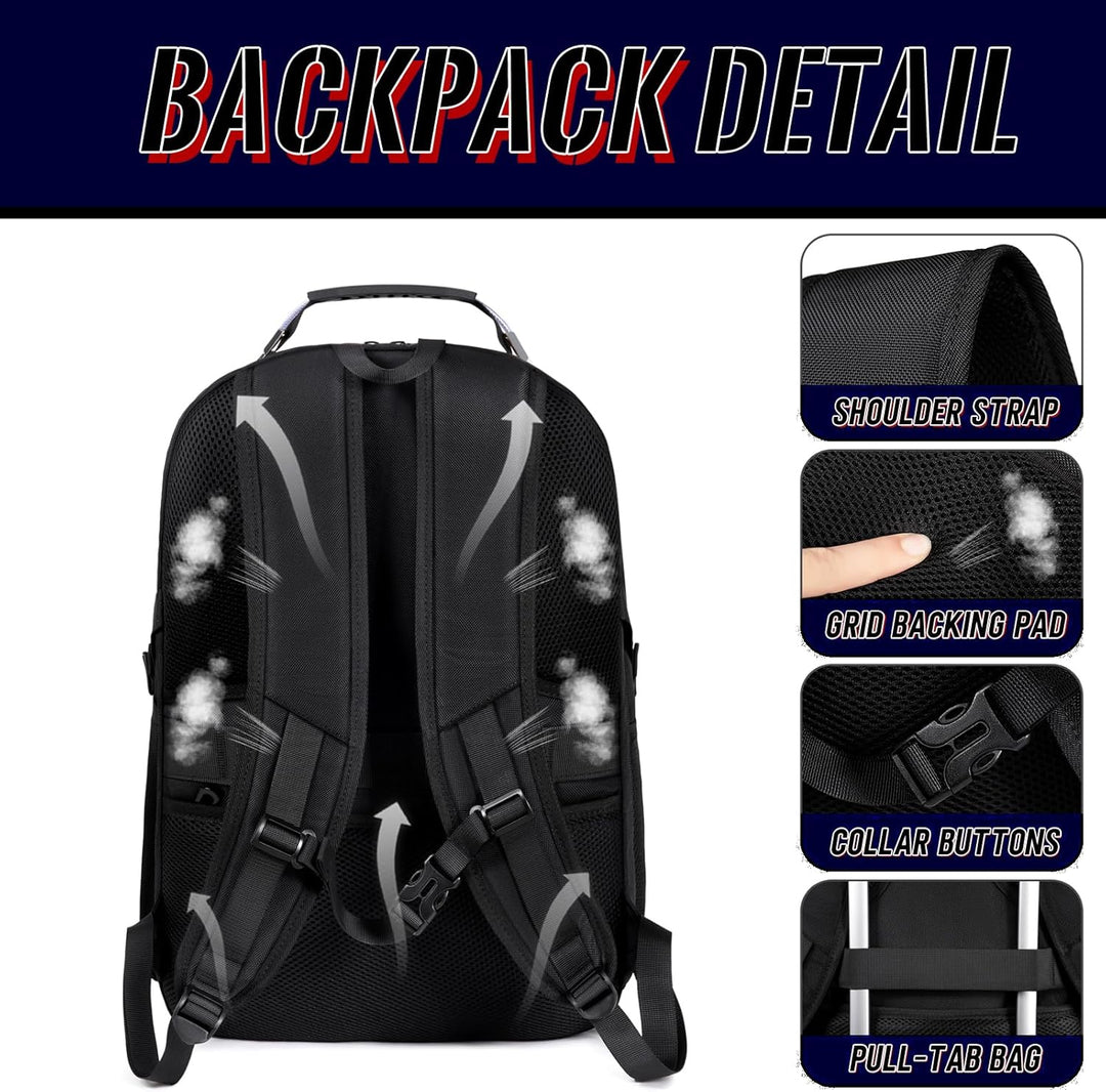 JARWAM Mochila grande de viaje para laptop para hombres, mochilas d...