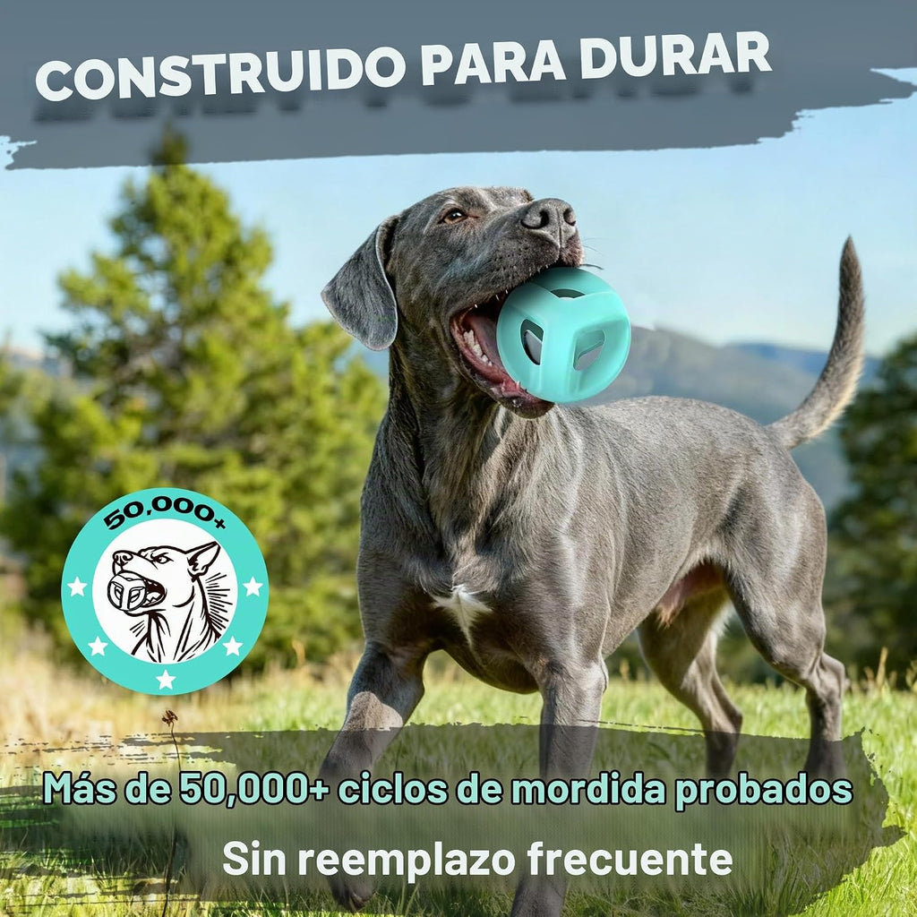 Fida Pelotas de Goma Natural para Perros Masticadores Agresivos, Juguetes Duraderos para Masticar para Perros Grandes, Juguetes Interactivos de Buscar y Tirar para Razas Medianas y Grandes No Tóxicos