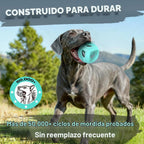 Fida Pelotas de Goma Natural para Perros Masticadores Agresivos, Juguetes Duraderos para Masticar para Perros Grandes, Juguetes Interactivos de Buscar y Tirar para Razas Medianas y Grandes No Tóxicos