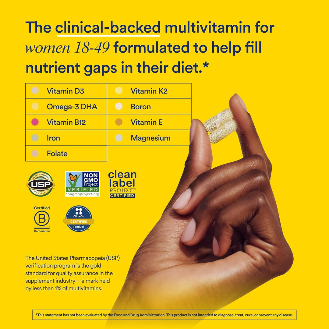 Ritual Multivitamin para mujeres de 18+ con vitamina D3 para el apo...