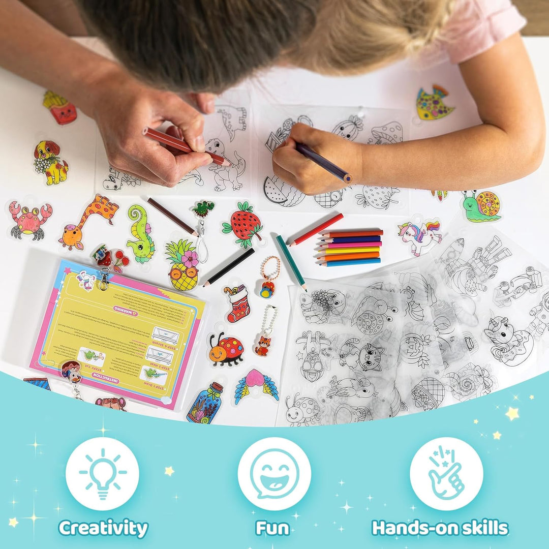 Funtopia - Kits de hojas de Shrinky Dink para niños kit de