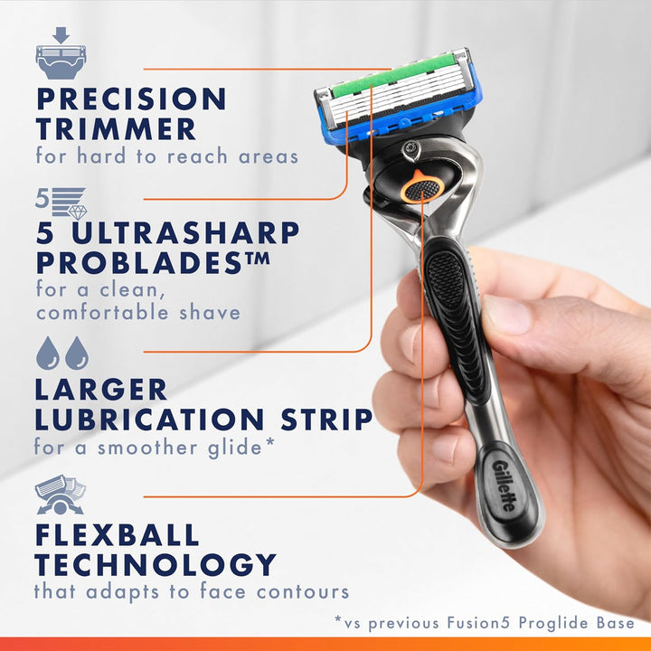 Gillette Fusion5 ProGlide - Maquinilla de afeitar para hombre, 1 ma...