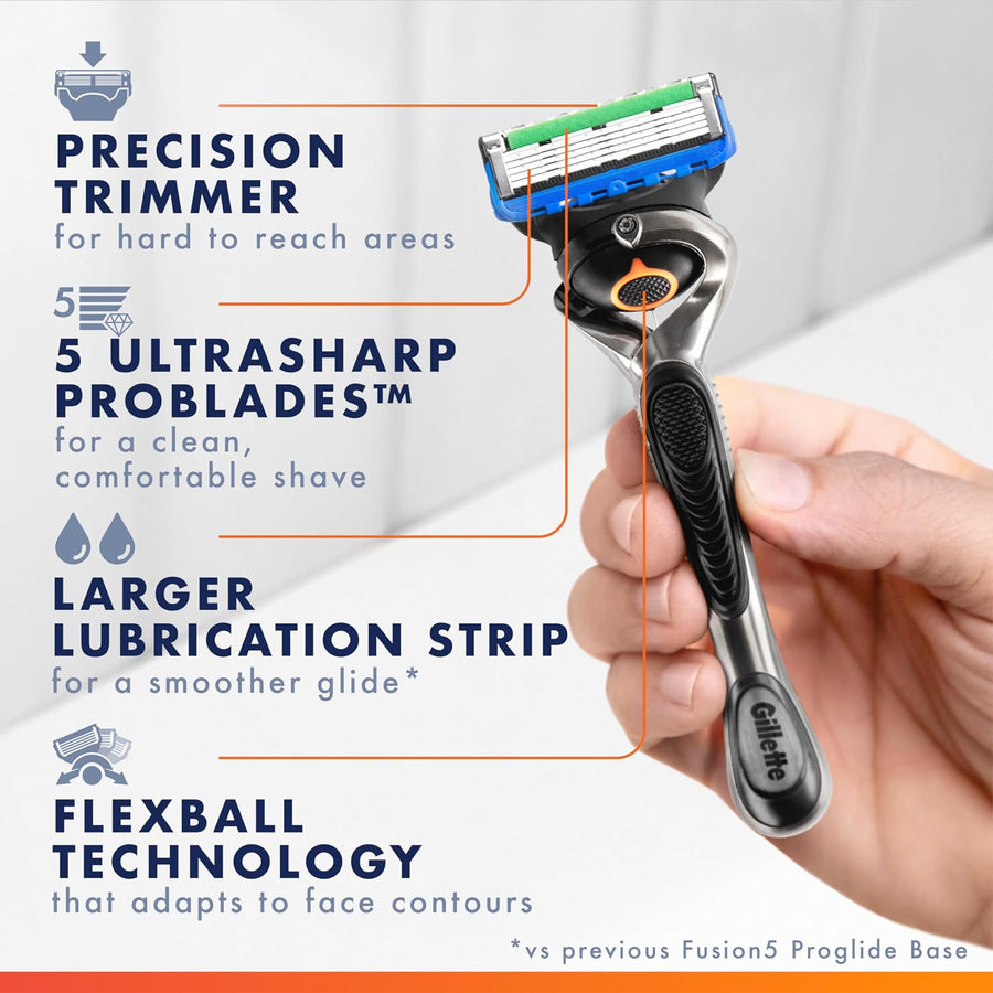 Gillette Fusion5 ProGlide - Maquinilla de afeitar para hombre, 1 ma...