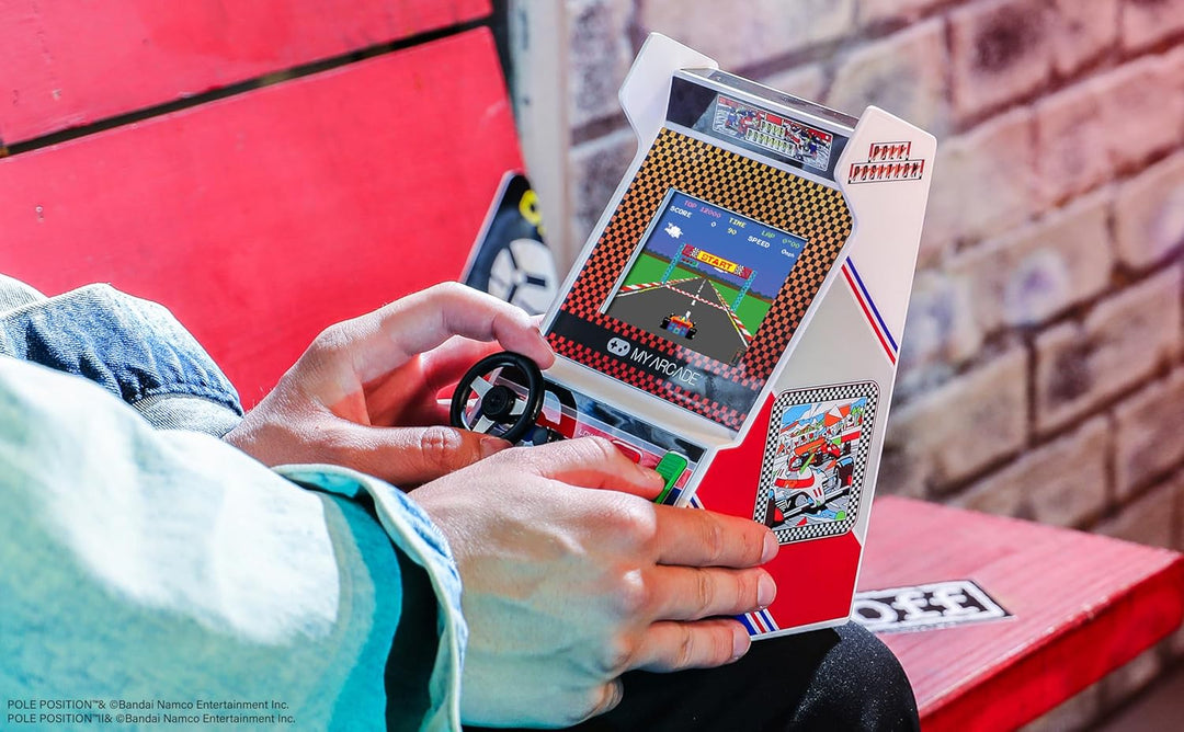 My Arcade Pole Position Racing Player: Consola Arcade retro con 2 j...