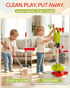 VLQ Juego de limpieza para niños pequeños - Juego de limpieza del hogar con