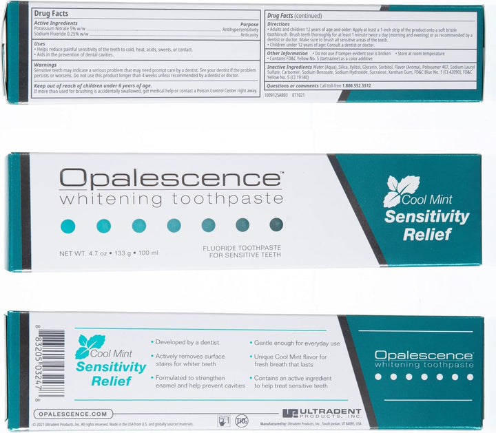 Opalescent Pasta de dientes blanqueadora para dientes sensibles (1...