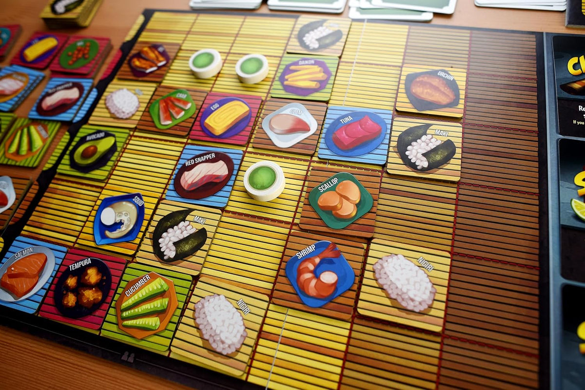 Juego de mesa Maki Master: compite como chefs de sushi en un juego