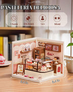Rolife Super Creator DIY Juego de construcción de casa en miniatura de plástico - Tienda de pasteles