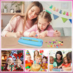 Kit de fabricación de pulseras de la amistad para niñas adolescentes, ideas de arte y manualidades para niños de 6, 7, 8, 9, 10-12, juguetes hechos a mano para regalos de cumpleaños y Navidad, ideal
