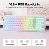KiiBoom Phantom98 Lite 96% Teclado mecánico inalámbrico para juegos...