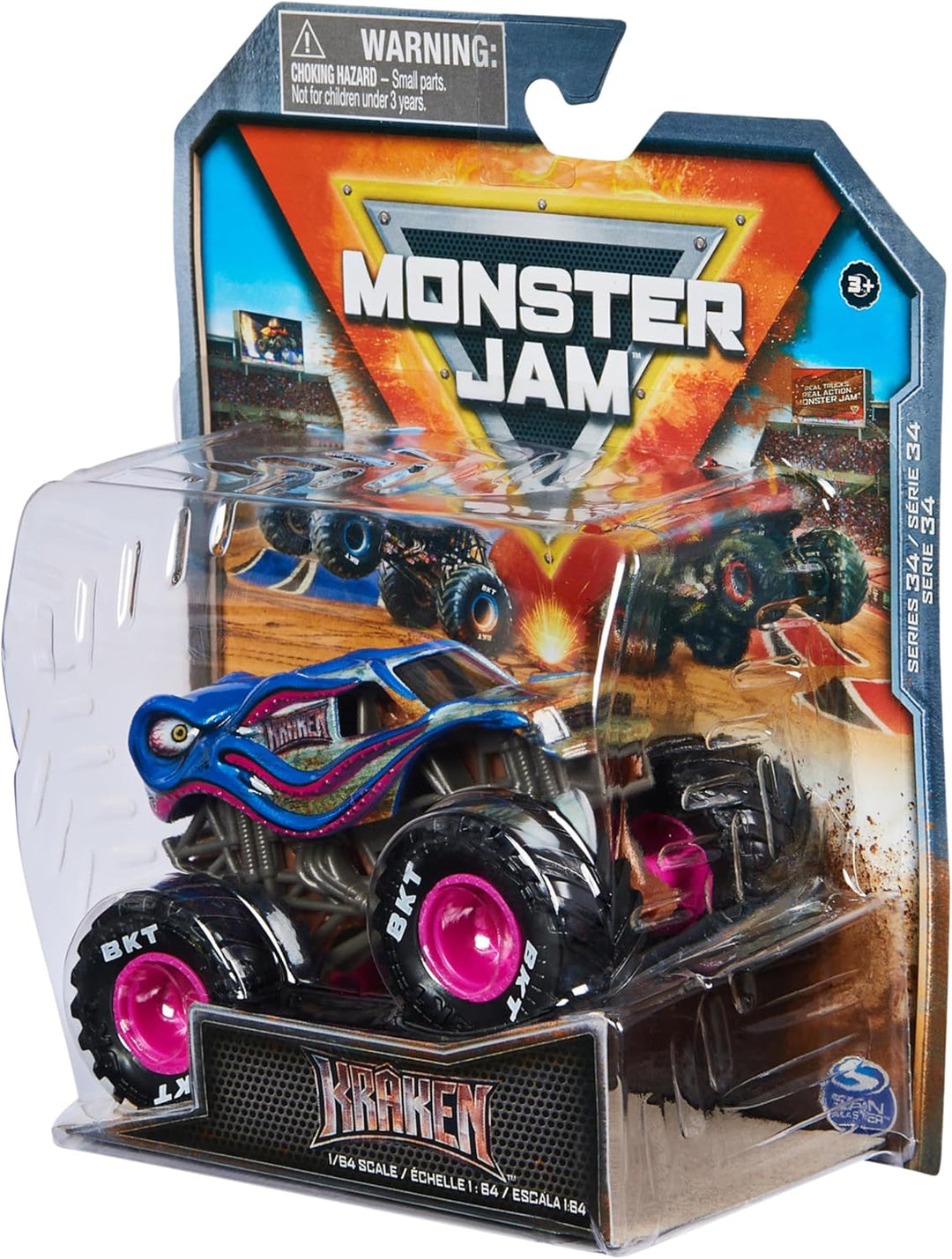 Monster Jam Camión monstruo oficial Kraken vehículo
