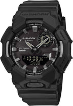 Reloj Casio G-Shock analógico-digital negro con correa de resina y podómetro (Step Tracker)