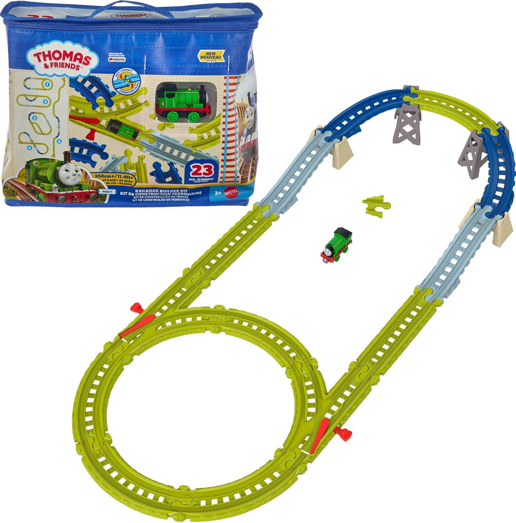 Thomas & Friends Easy Connect Kit de riel y motor Percy