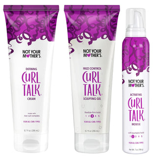 Not Your Mother's Curl Talk - Crema definidora, gel de peinado...